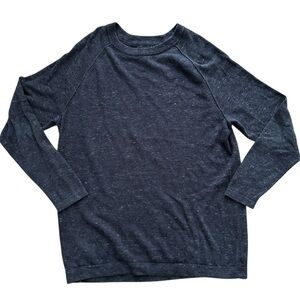 Art of Rhetoric Dark Blue Gray Long Sleeve Crewneck Men’s Sweater